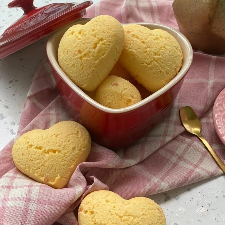 PÃO DE QUEIJO CORAÇÃO 30GR PCT 1KG